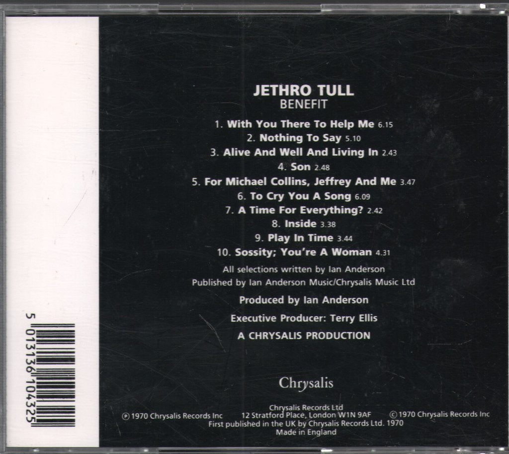 Jethro Tull - Benefit - Cd
