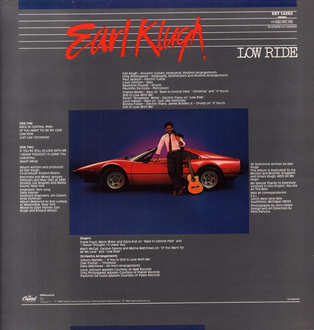 Earl Klugh - Low Ride - Lp