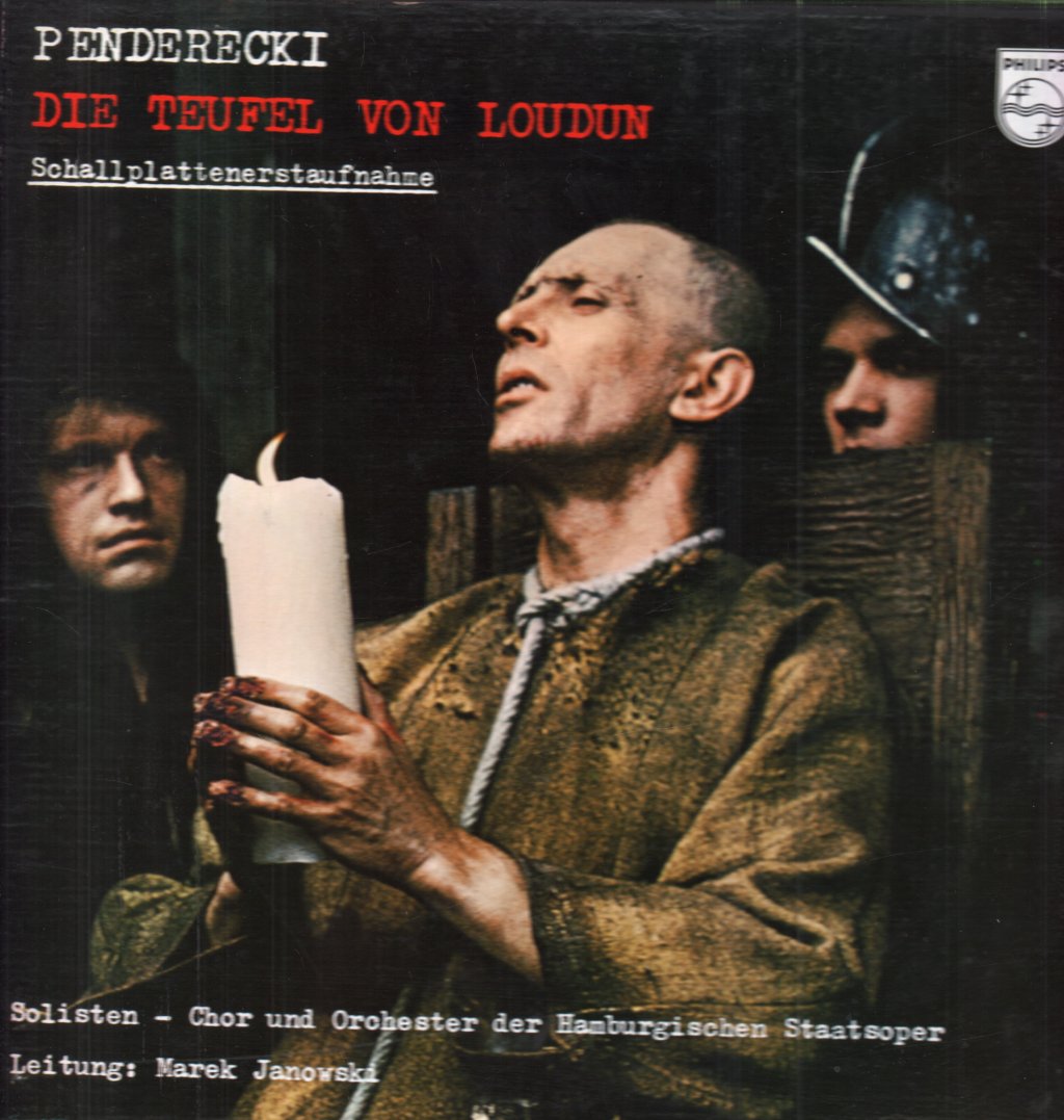 solisten chor und orchester der hamburgischen staatsoper - penderecki die teufel von loudun - Double Lp