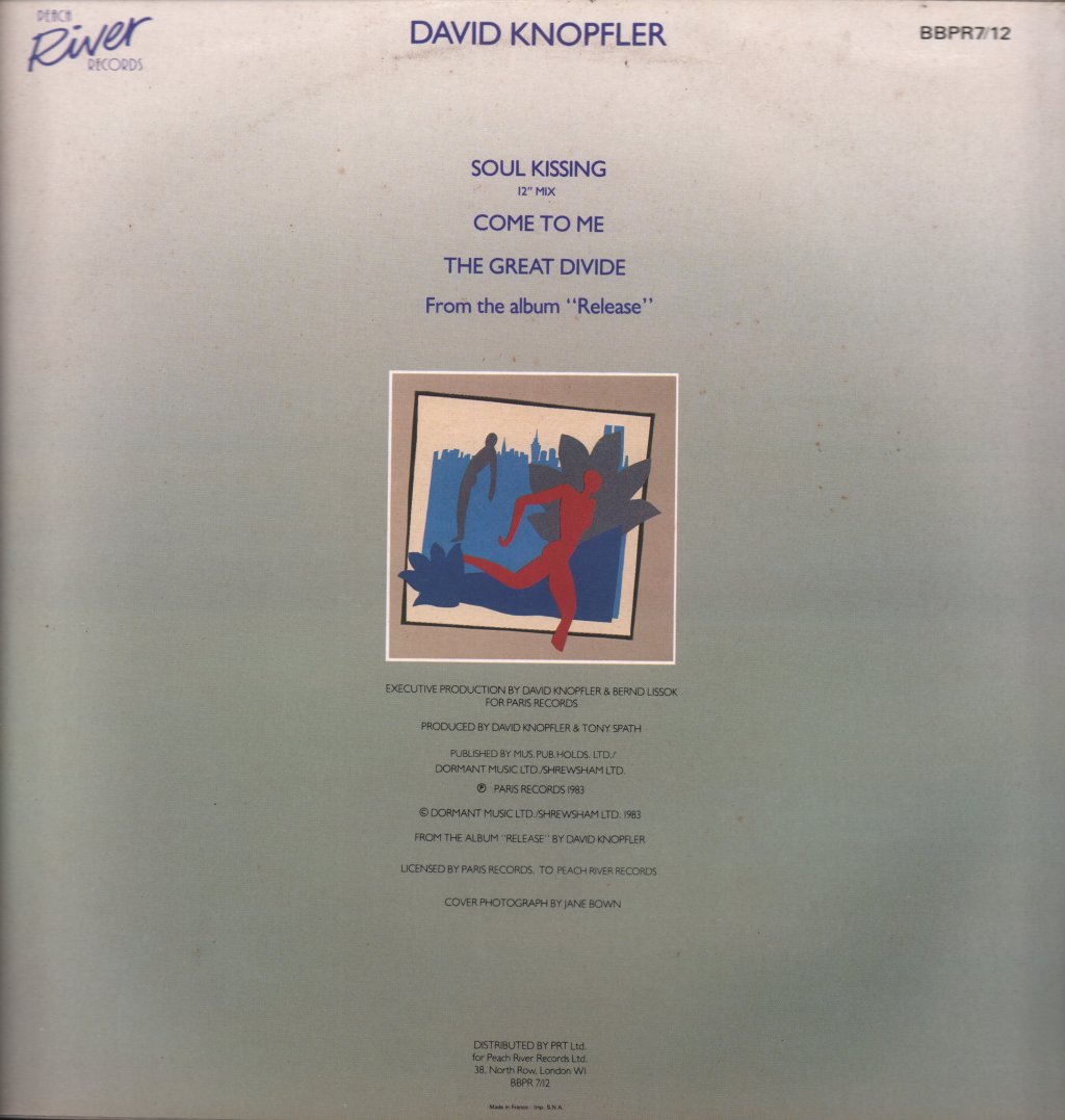 David Knopfler - Soul Kissing - 12 Inch