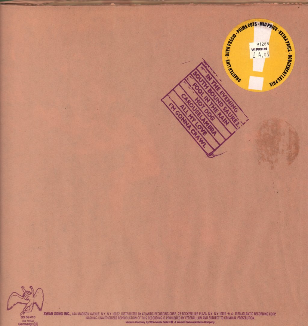 Led Zeppelin - In Through The Out Door - Lp