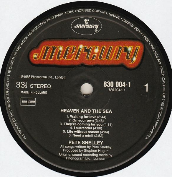 Pete Shelley - Heaven And The Sea - Lp