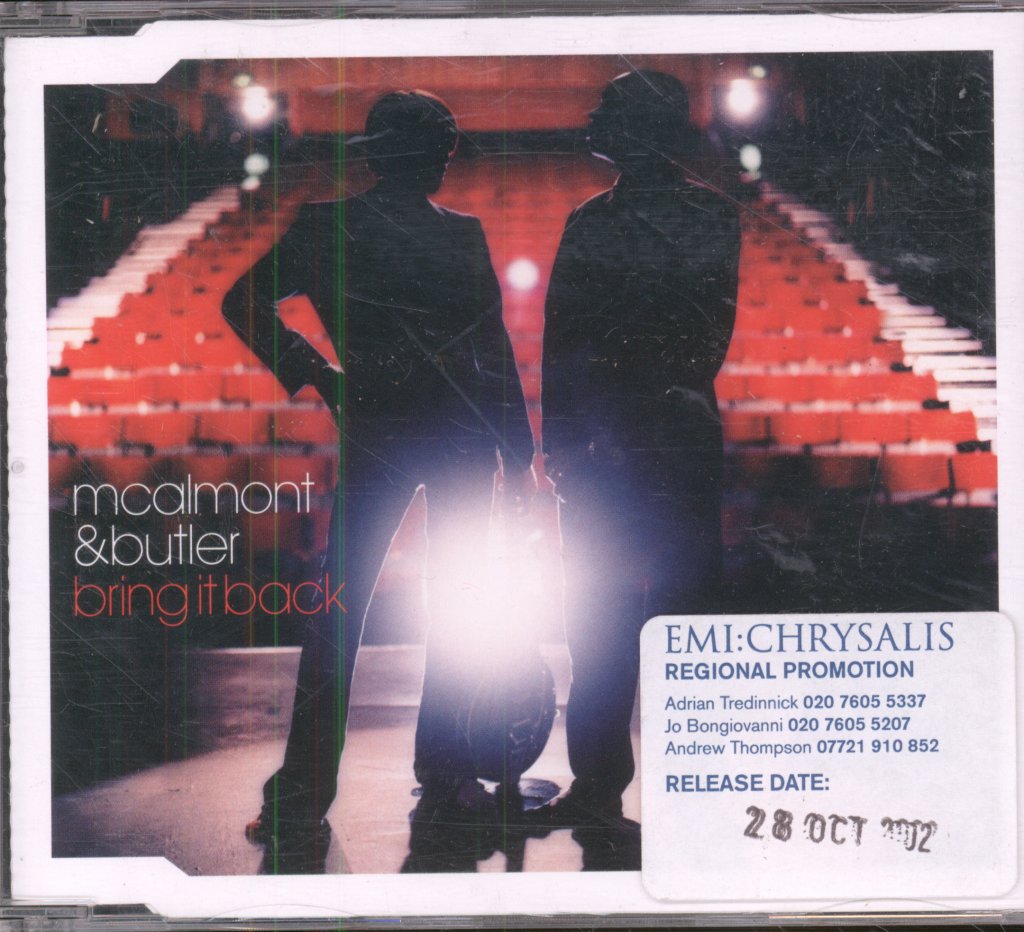 McAlmont & Butler - Bring It Back - Cd