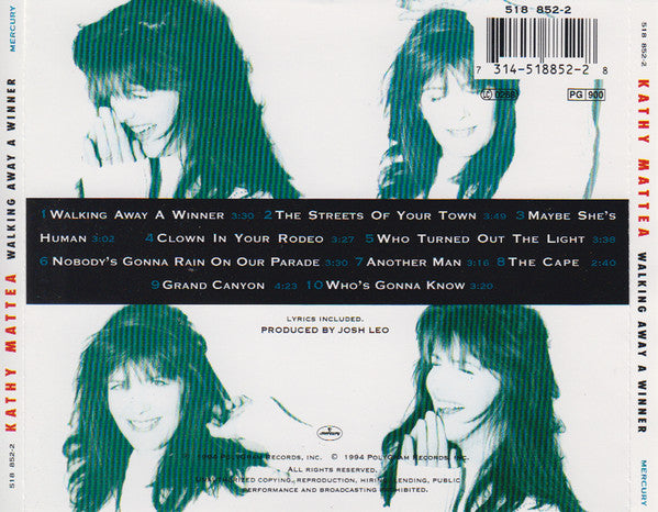 Kathy Mattea - Walking Away A Winner - Cd
