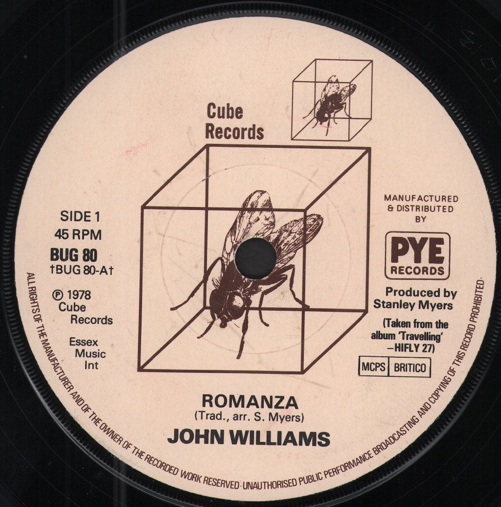 John Williams (Guitarist) - Romanza - 7 Inch