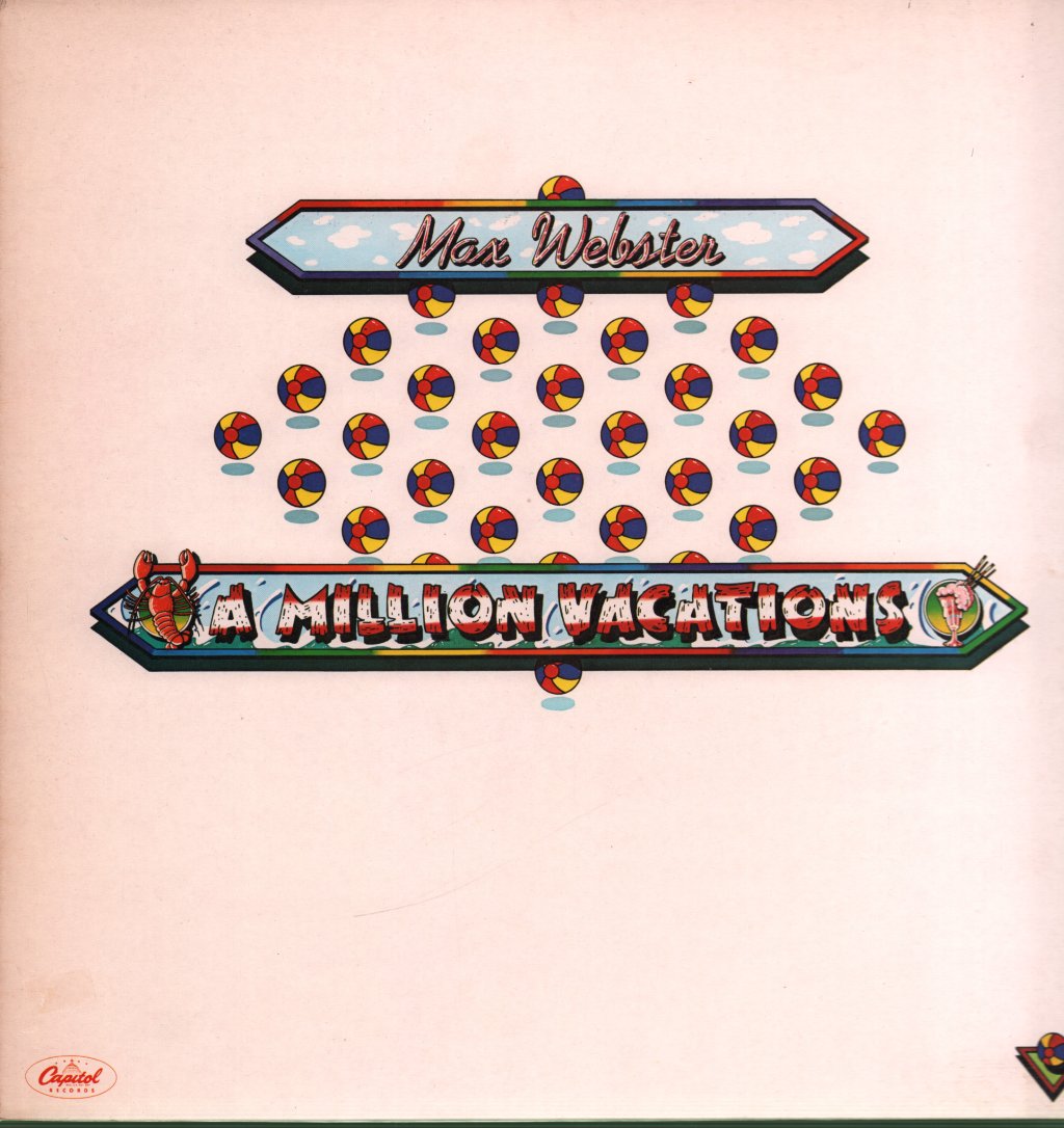 Max Webster - A Million Vacations - Lp