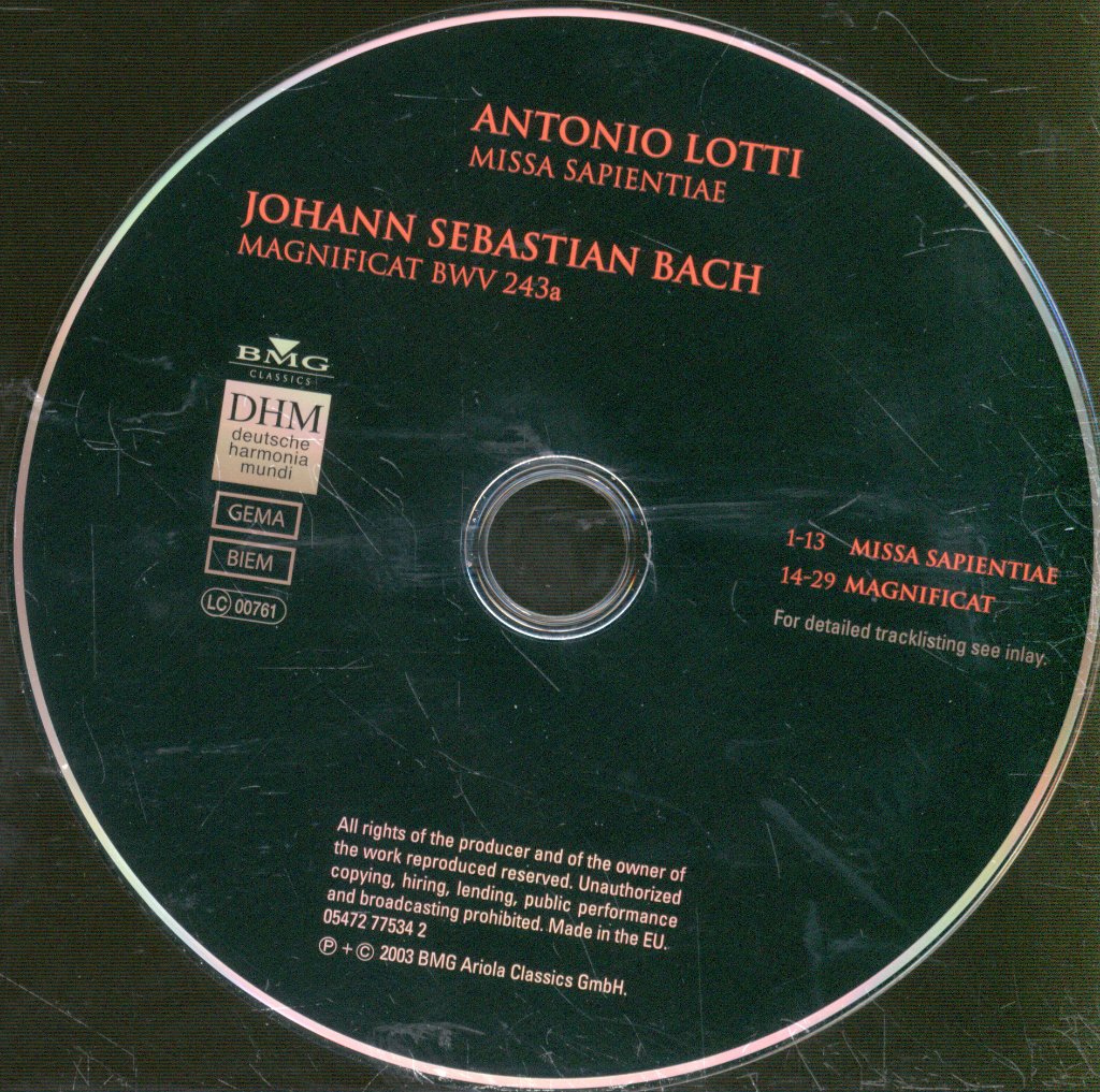 Balthasar-Neumann-Chor, Balthasar-Neumann-Ensemble, Thomas Hengelbrock - Bach - Missa Sapientiae • Magnificat BWV 243a - Cd