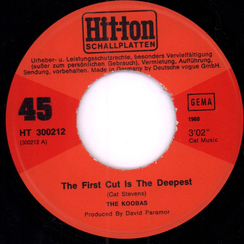Koobas - First Cut Is The Deepest - 7 Inch