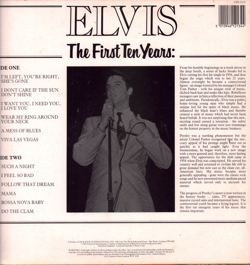 Elvis Presley - First Ten Years - Lp