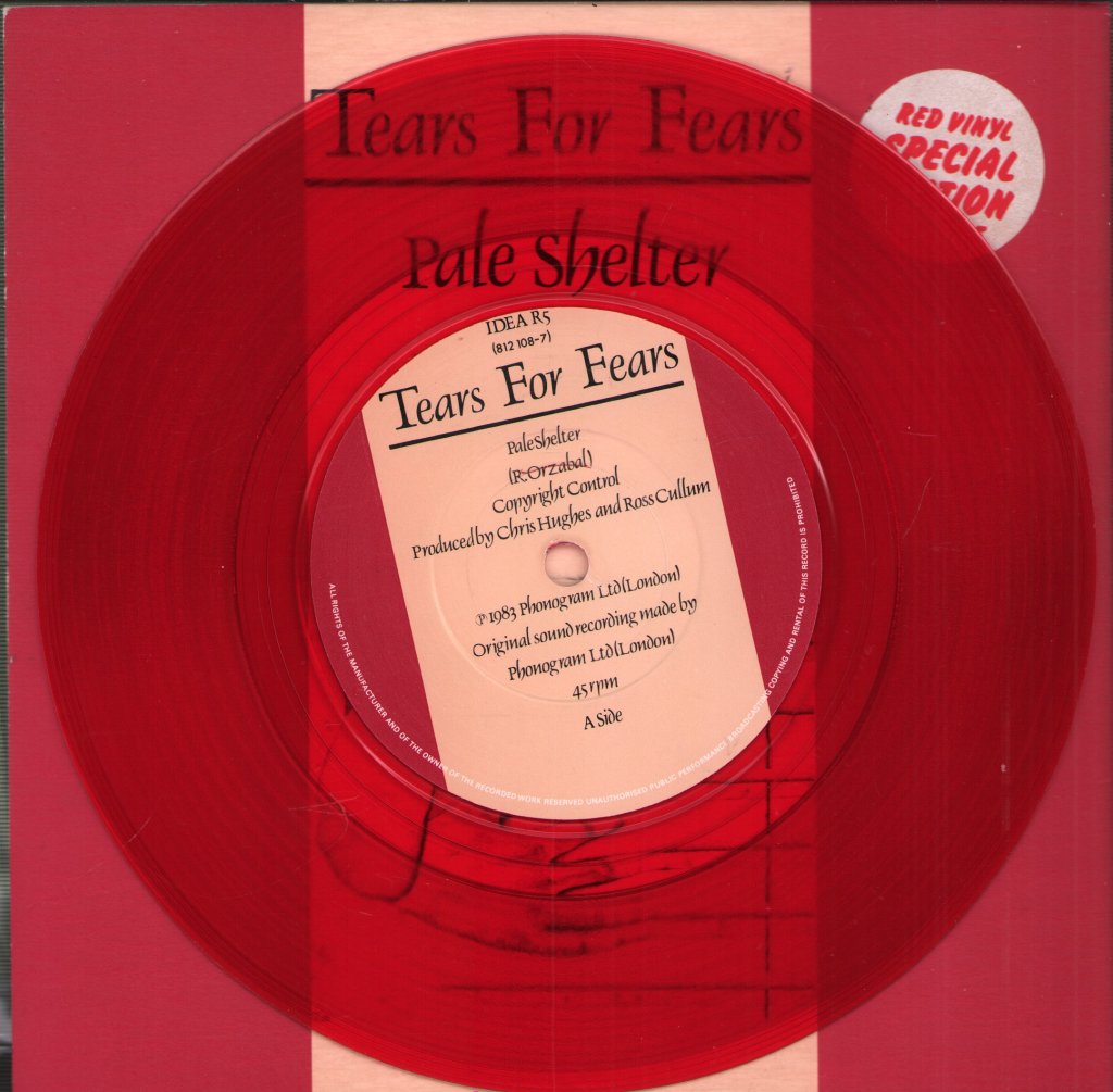 Tears For Fears - Pale Shelter - 7 Inch