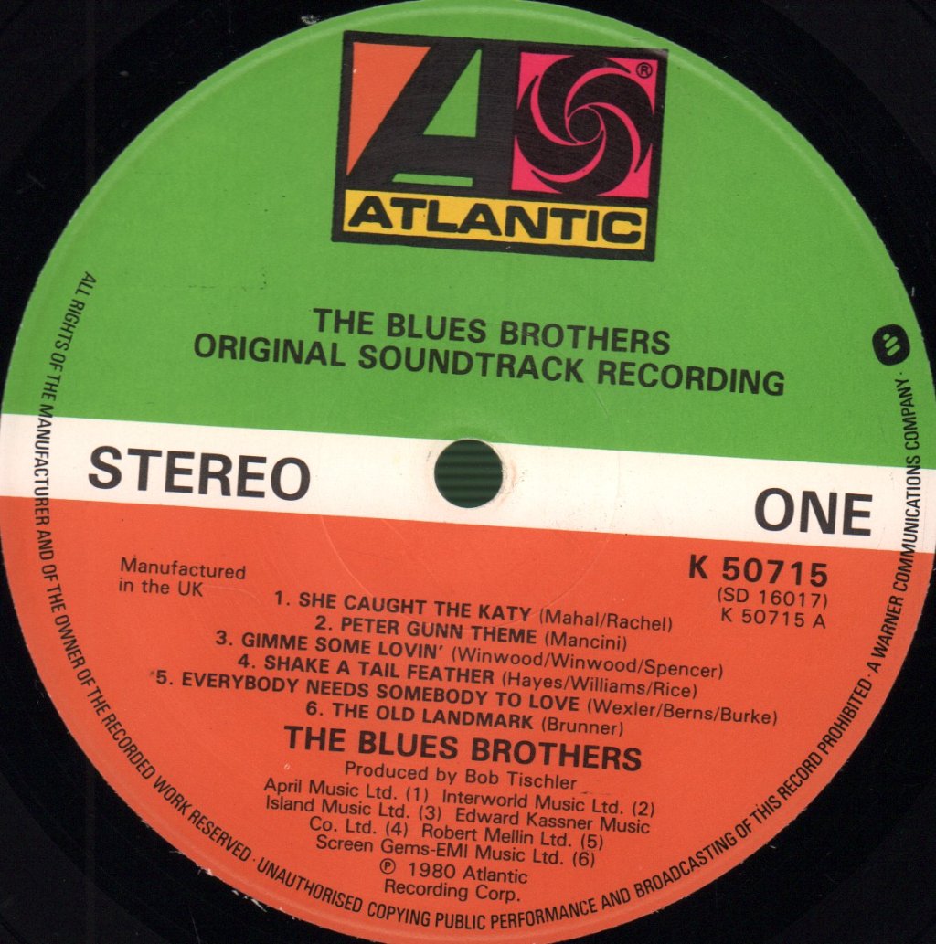 Blues Brothers - Original Soundtrack Recording - Lp