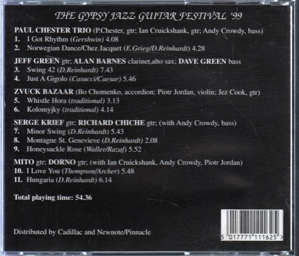 Various Artists - Gypsy Jazz Guitar Festival '99 - Cd