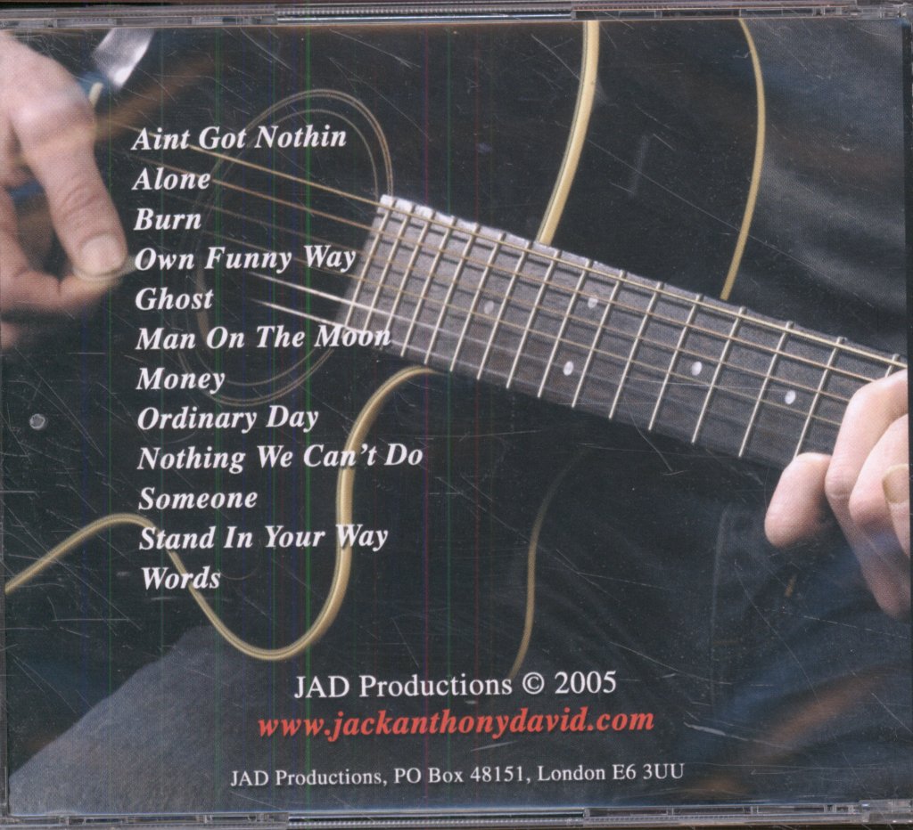 Jack Anthony David - Ordinary Day - Cd