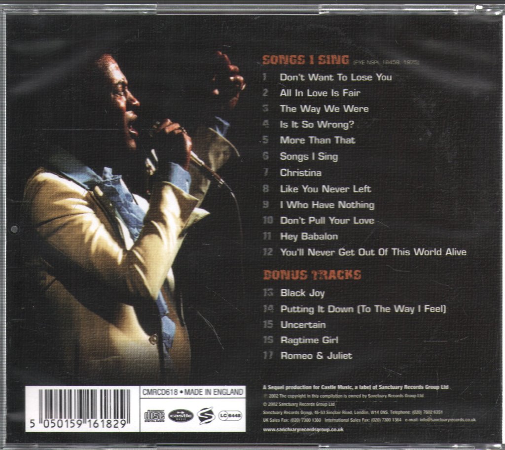 Jimmy Helms - Black Joy / The Pye Sessions 1975-1977 - Cd