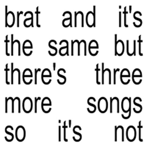 Charli XCX - All Retail / Brat and It's the Same But There's Three More Songs So It's Not - Cd
