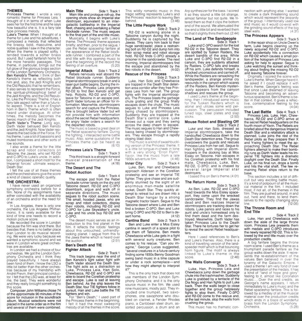 John Williams - Star Wars (Original Soundtrack) - Double Lp