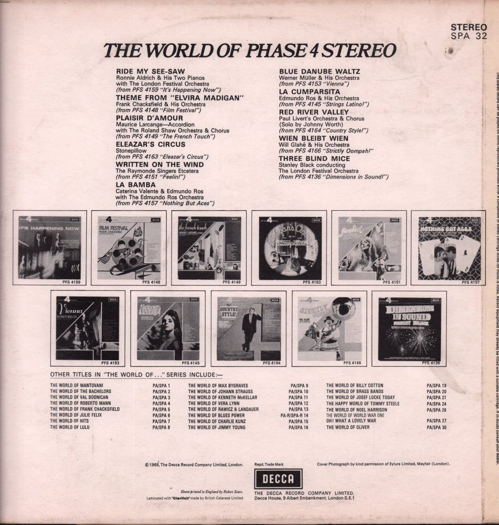 Various Artists - World Of Phase 4 Stereo - Lp