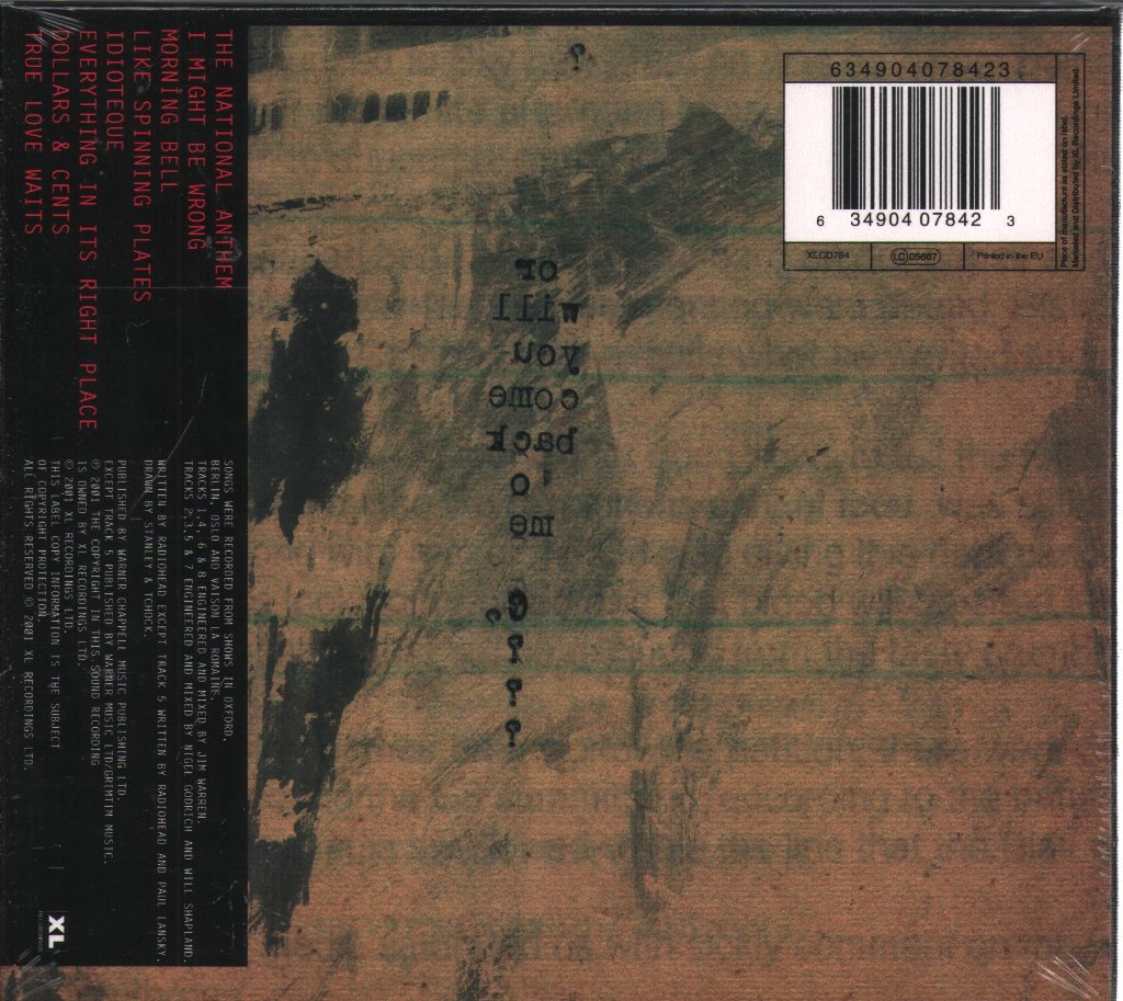 Radiohead - I Might Be Wrong - Live Recordings - Cd