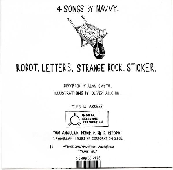 Navvy - 4 Songs By Navvy - 7 Inch