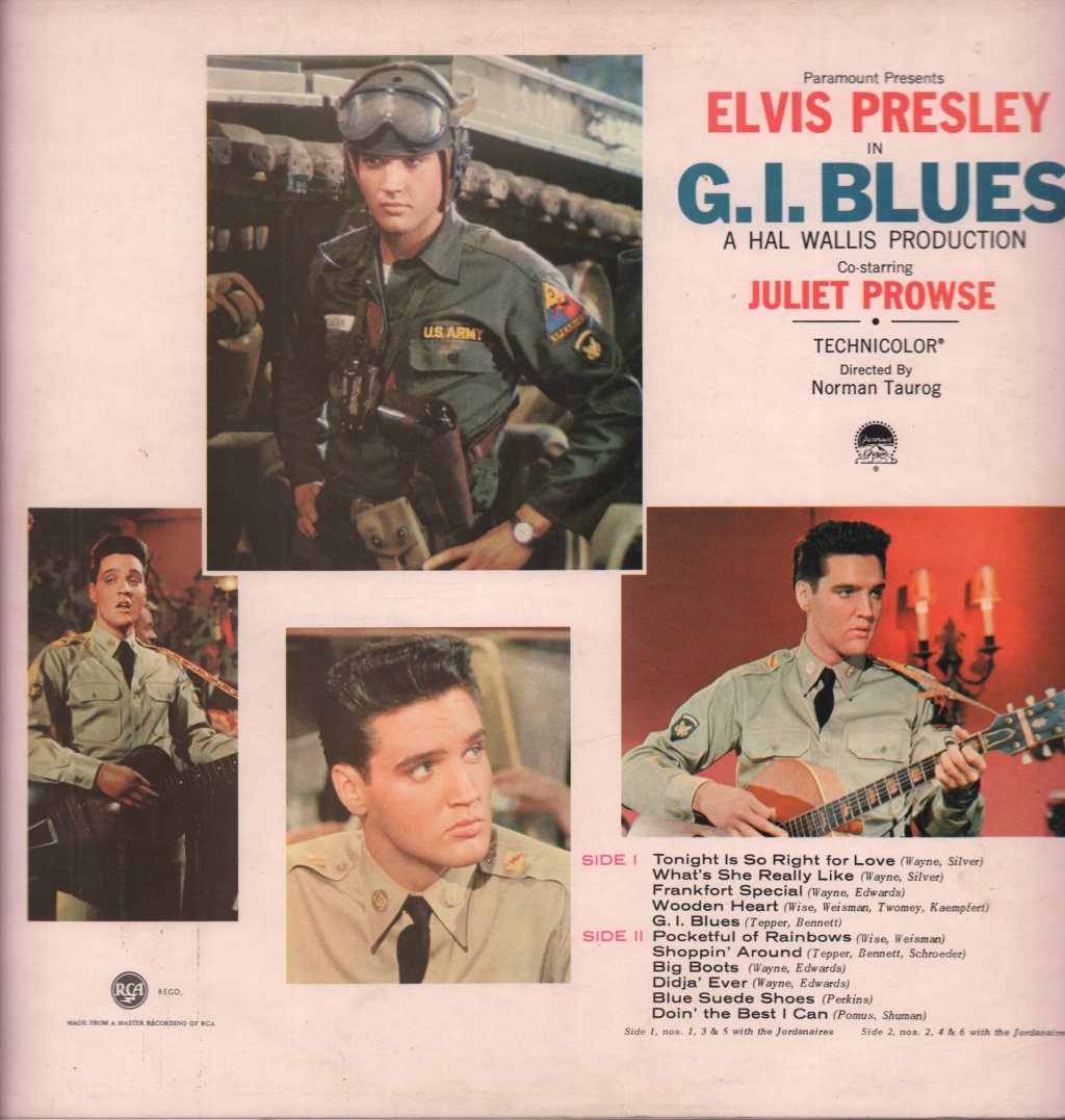 Elvis Presley - Gi Blues - Lp