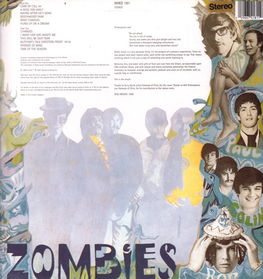 Zombies - Odessey And Oracle - Lp