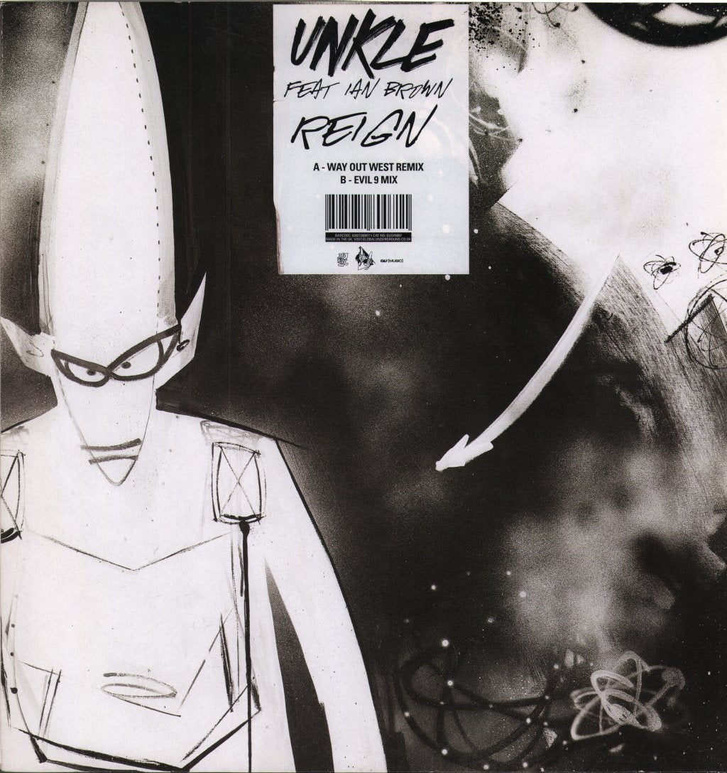 Unkle Featuring Ian Brown - Reign - 12 Inch