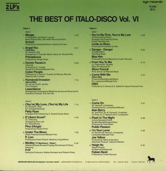 Various Artists - Best Of Italo-Disco Vol. 6 - Double Lp