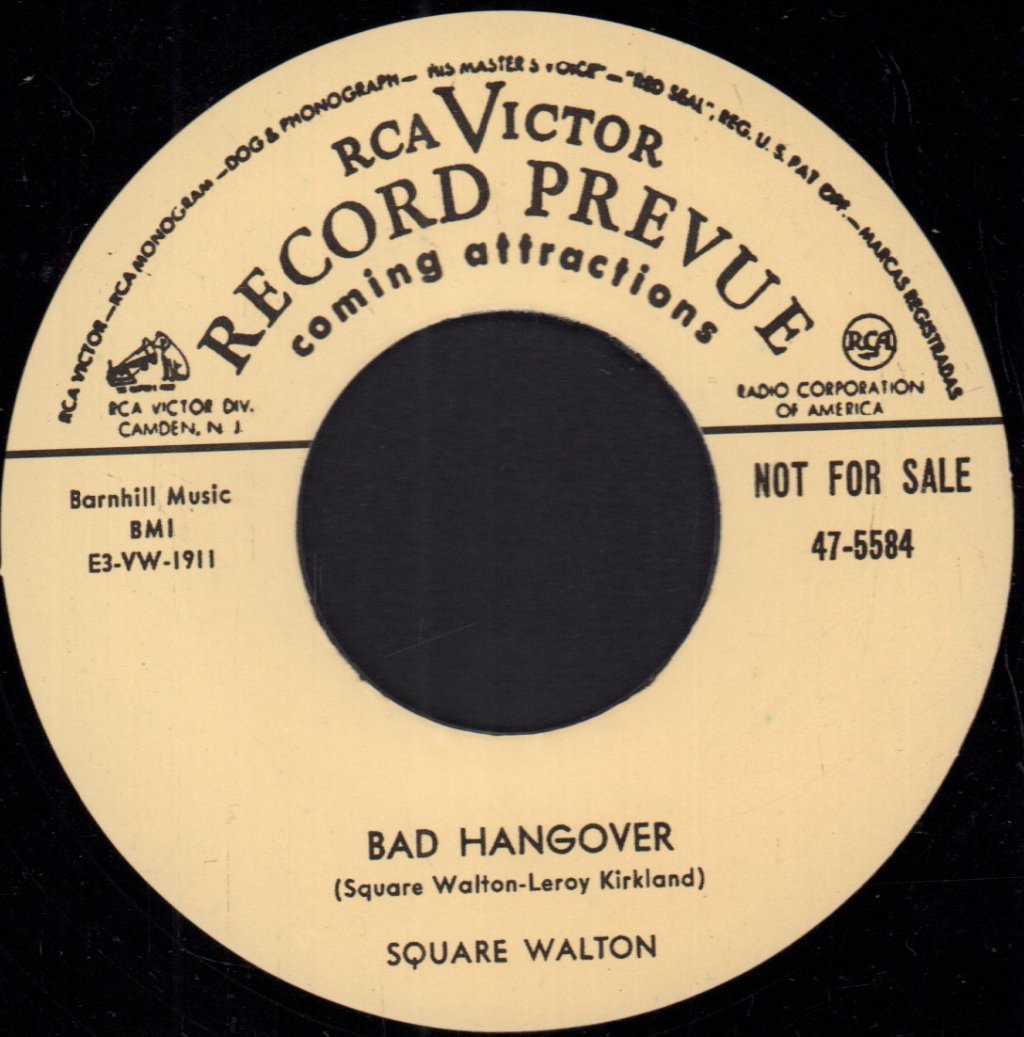 Sonny Boy Williamson / Square Walton - Bring Another Half A Pint / Bad Hangover - 7 Inch
