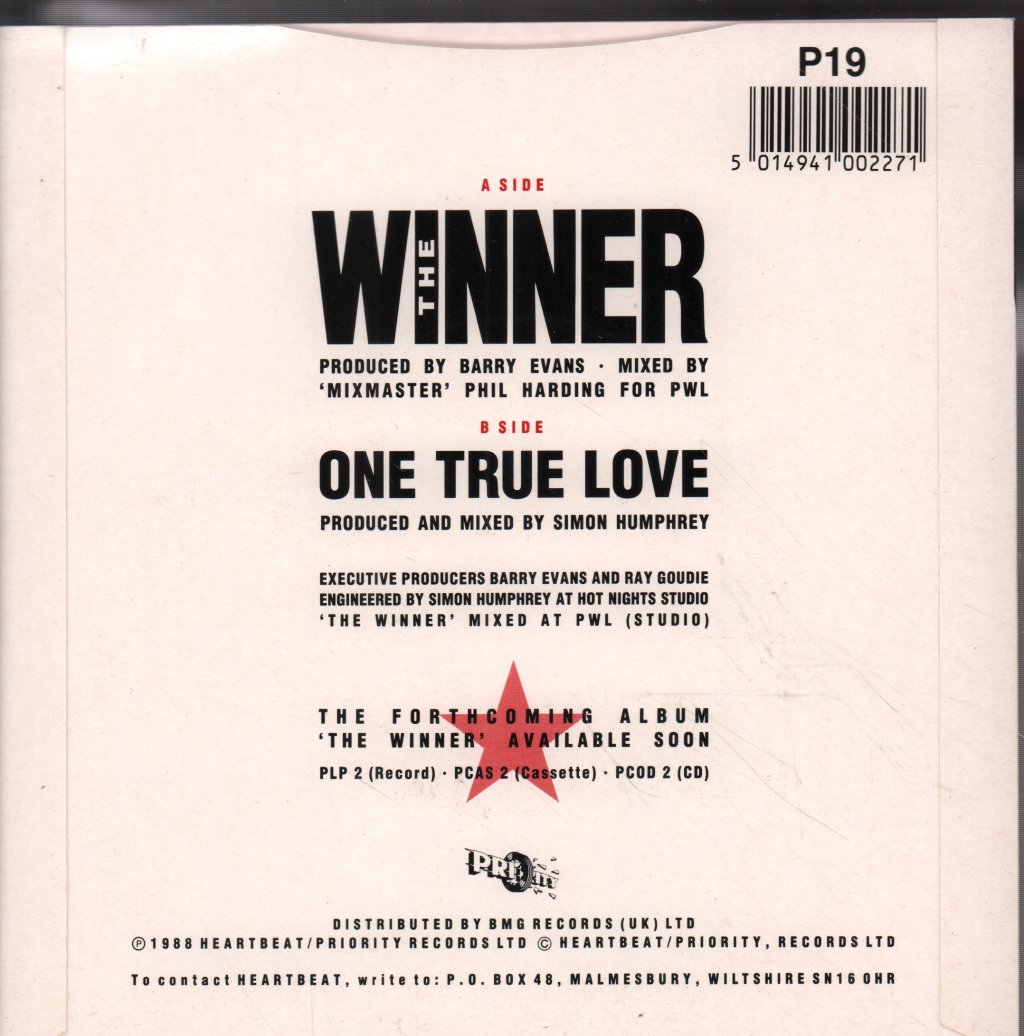Heartbeat - Winner - 7 Inch