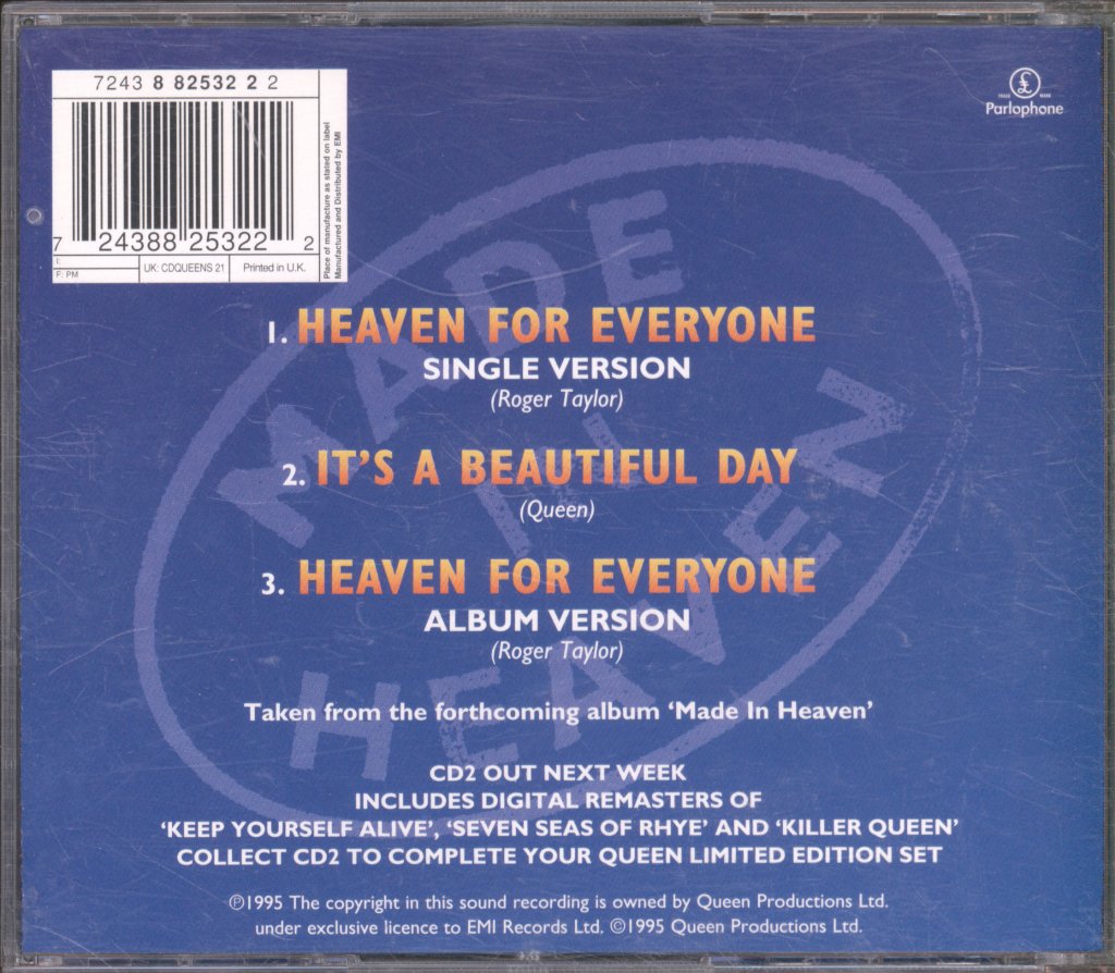 Queen - Heaven For Everyone - Double Cd