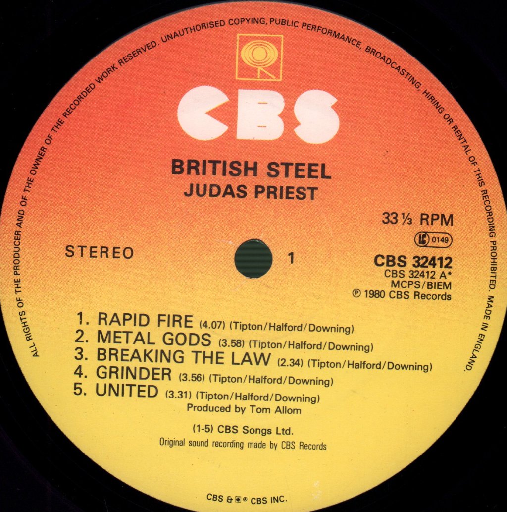 Judas Priest - British Steel - Lp