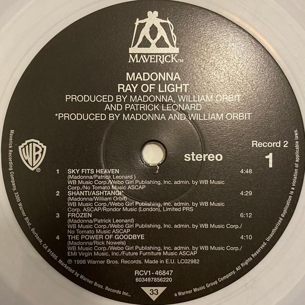 Madonna - Ray Of Light - Double Lp