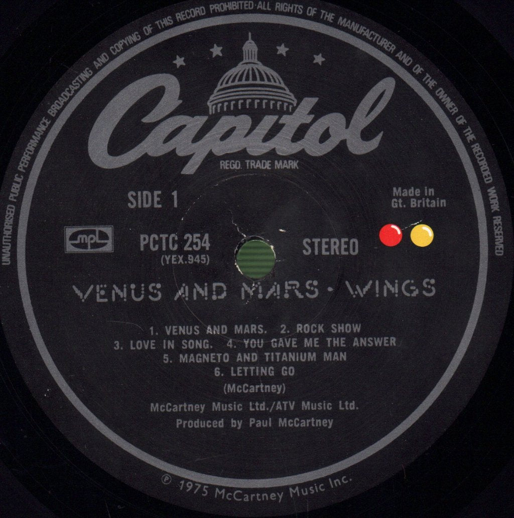 Wings - Venus And Mars - Lp