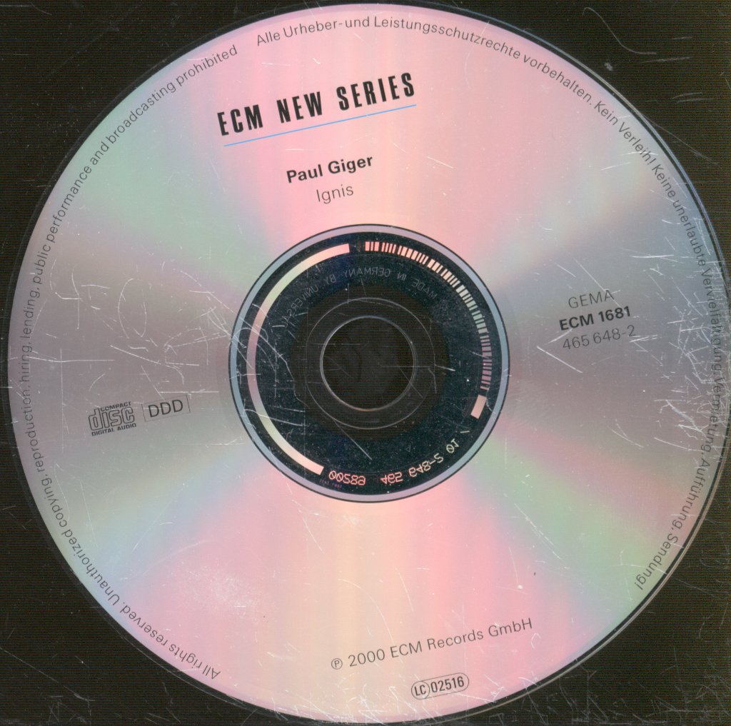 Paul Giger - Ignis - Cd