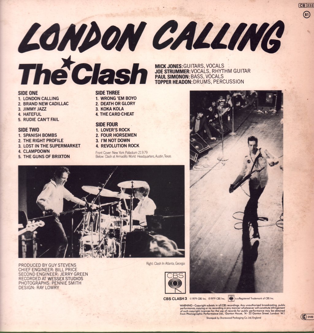 Clash - London Calling - Double Lp