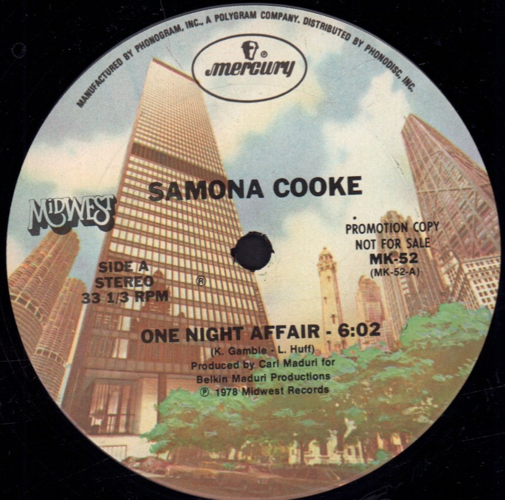 Samona Cooke - One Night Affair - 12 Inch