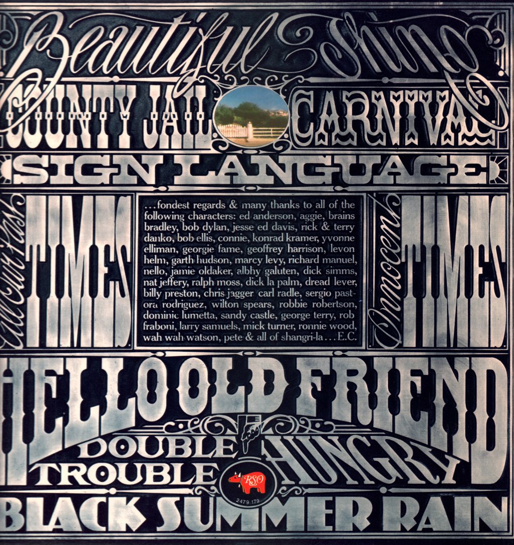 Eric Clapton - No Reason To Cry - Lp