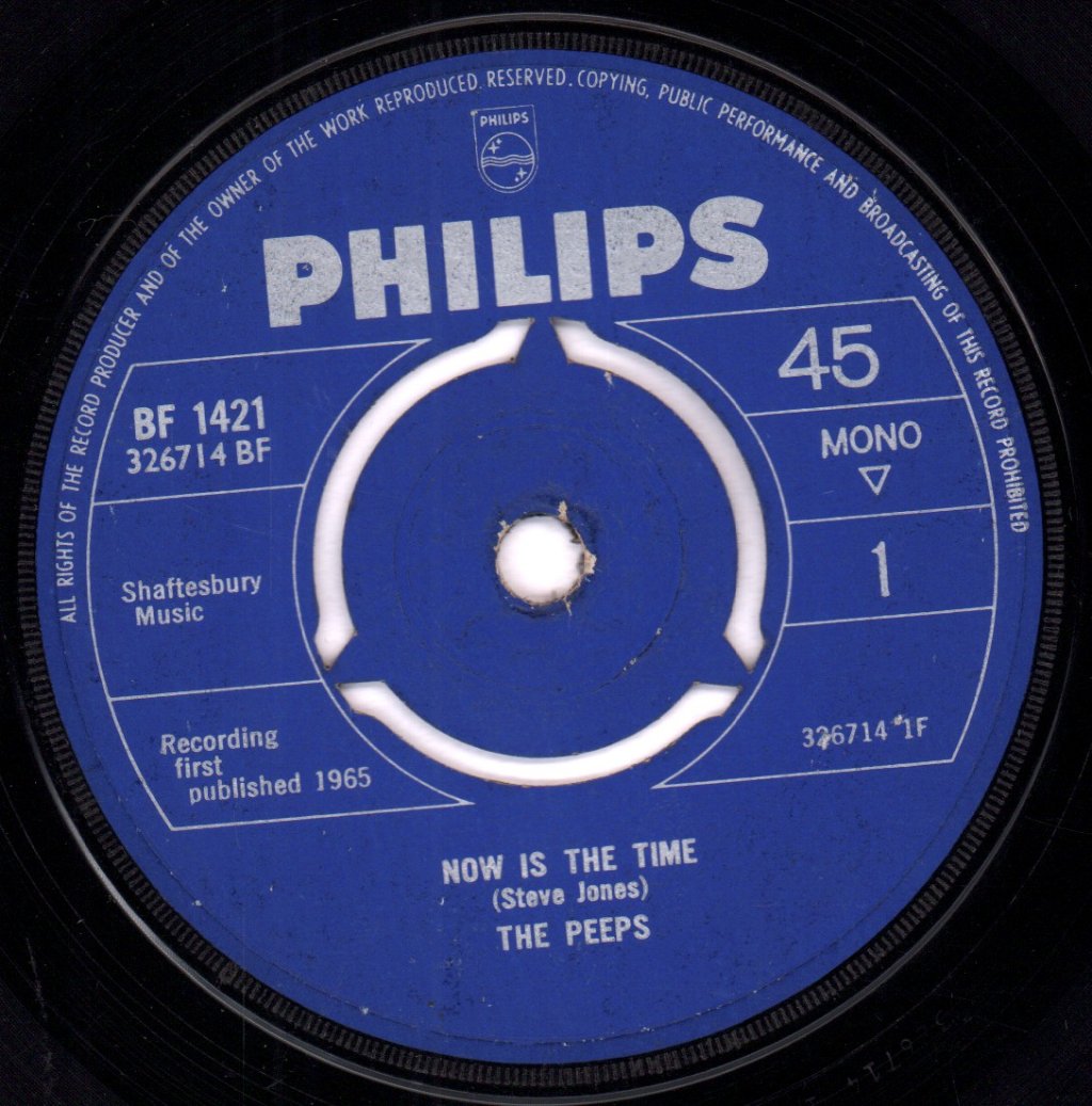 Peeps - Now Is The Time - 7 Inch