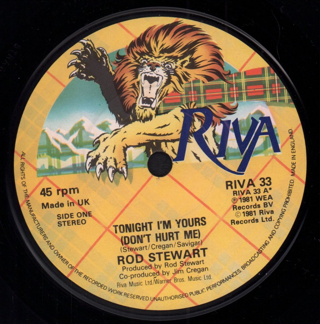Rod Stewart - Tonight I'm Yours - 7 Inch
