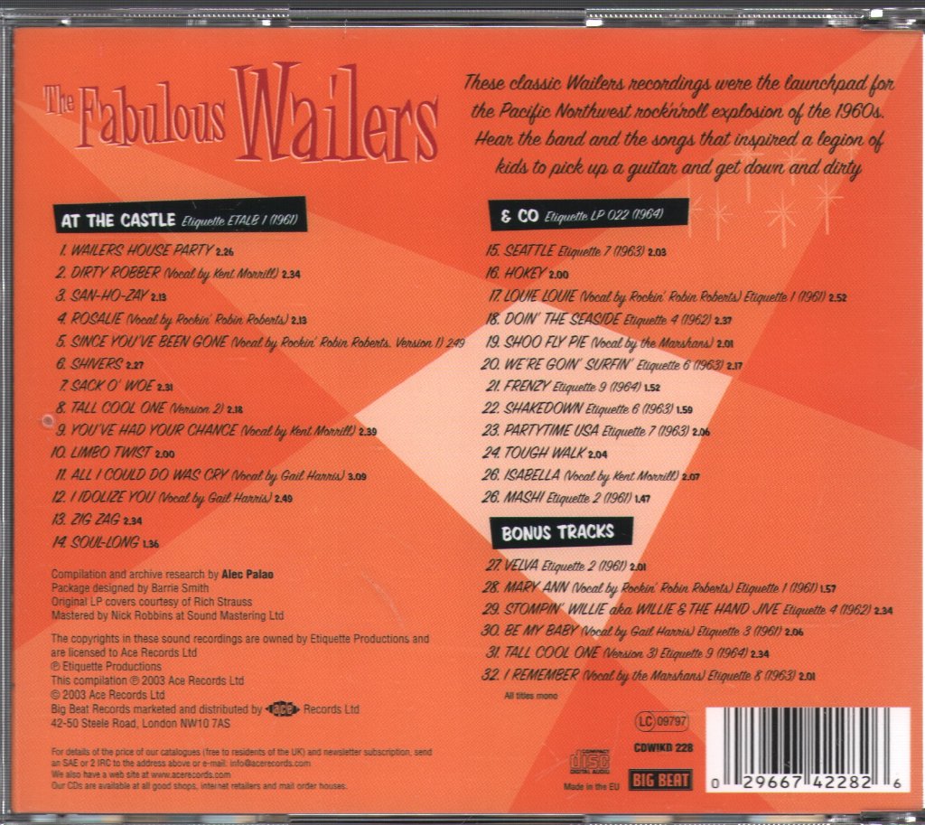 Wailers - At The Castle / & Co - Cd