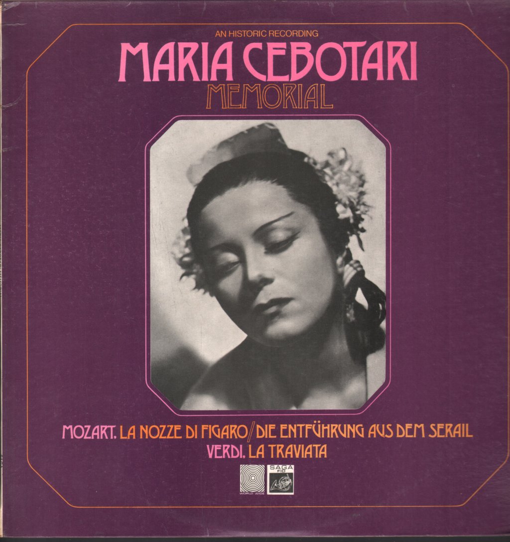 Helge Roswaenge / Radio Berlin Symphony Orchestra / Artur Rother - Maria Cebotari Memorial - Lp