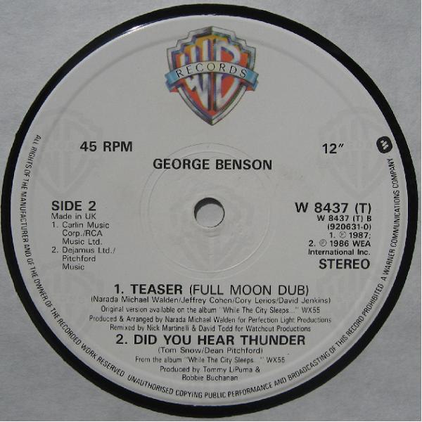 George Benson - Teaser - 12 Inch