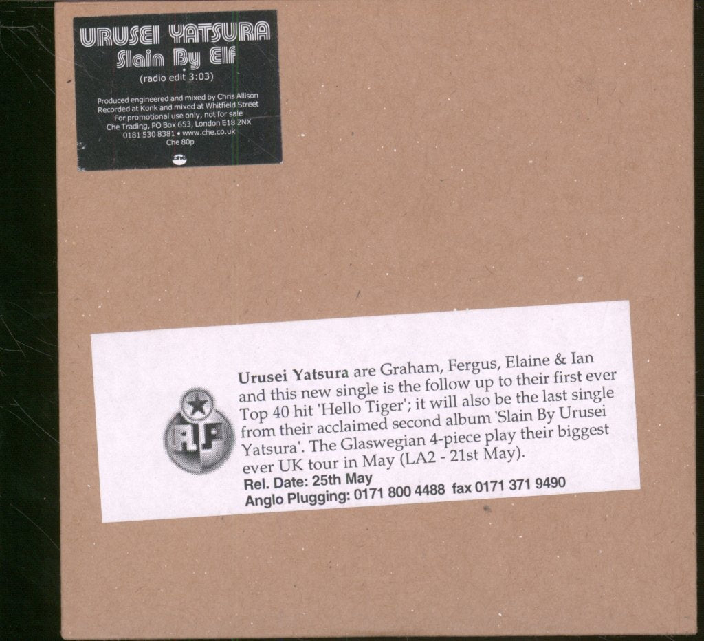 Urusei Yatsura - Slain By Elf - Promo CD - Cd