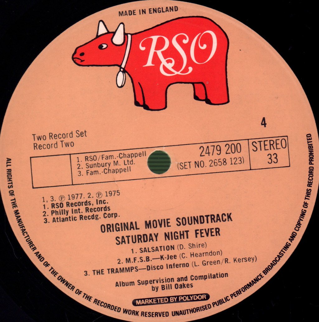 Various Artists - Saturday Night Fever (Original Movie Soundtrack) - Double Lp