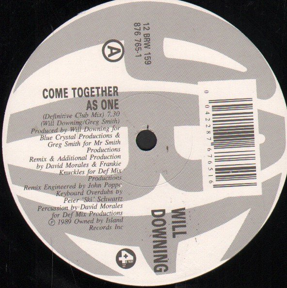 Will Downing - Come Together As One - 12 Inch