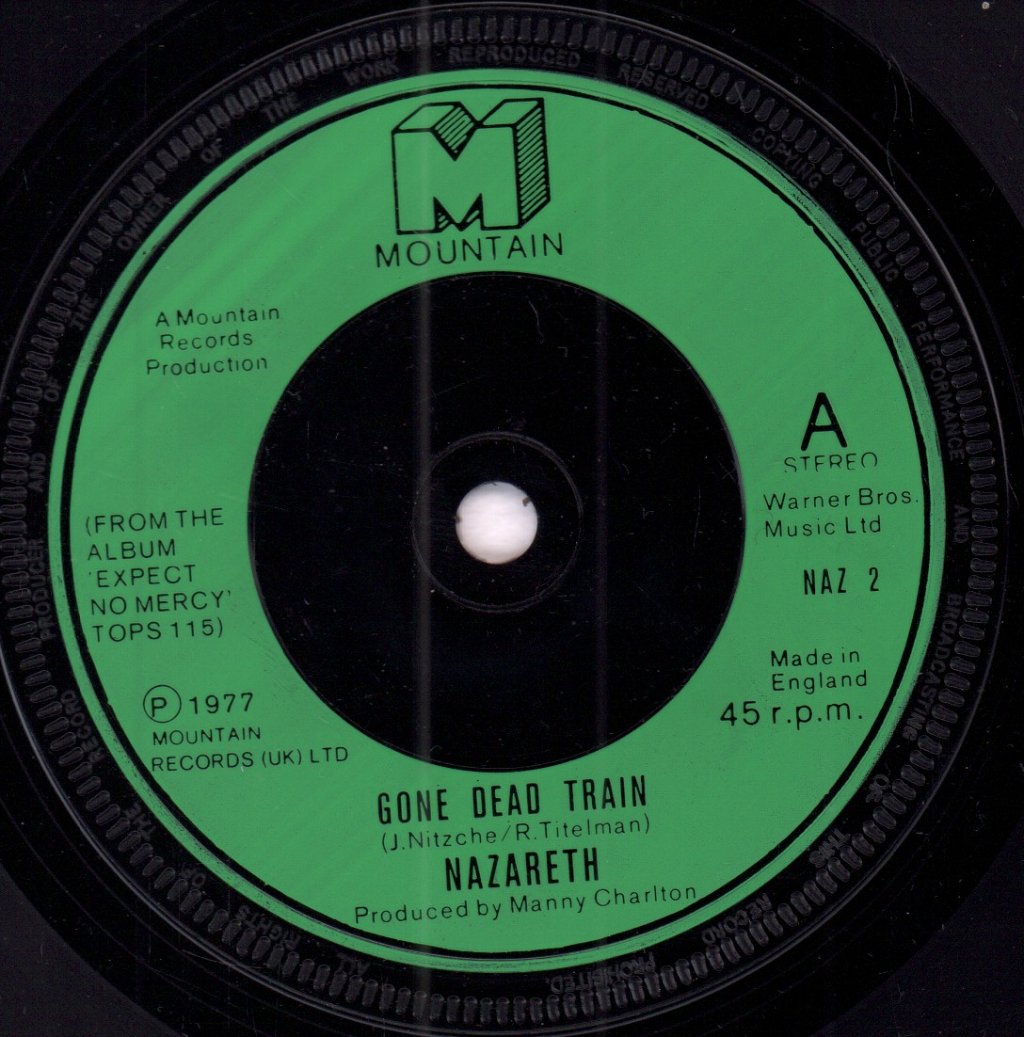 Nazareth - Gone Dead Train - 7 Inch