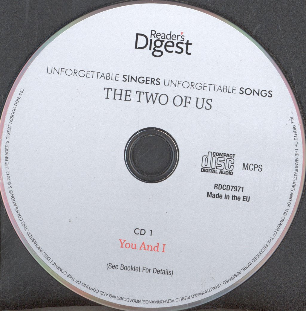 Various Artists - Unforgettable Singers Unforgettable Songs - The Two Of Us - Triple Cd