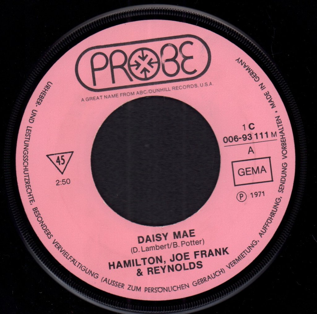 Hamilton Joe Frank And Reynolds - Daisy Mae - 7 Inch