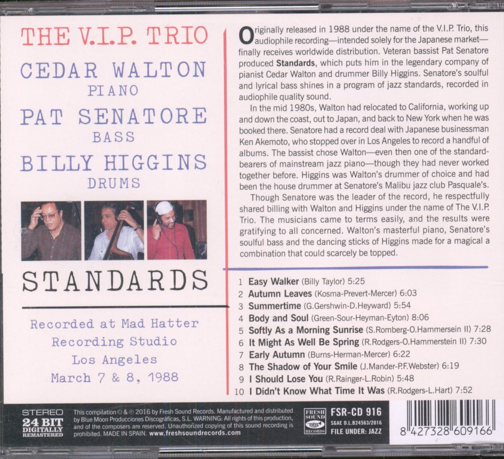 VIP Trio - Standards - Cd