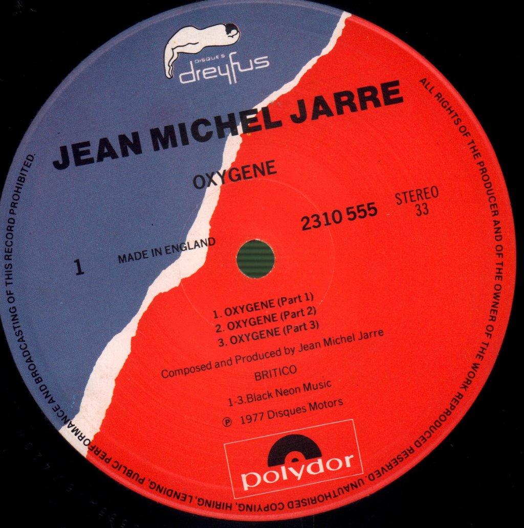 Jean Michel Jarre - Oxygene - Lp
